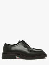 Derby Veterschoenen Uit Leder Tommy hilfiger Zwart men 5588BDS