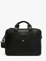 Documententas Essentiel Met 15" Laptopvak Tommy hilfiger Zwart essentiel AM09507