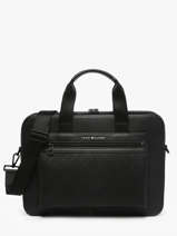 Documententas Tommy hilfiger Zwart monogram AM13835