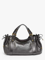Sac Port� �paule Gun Metal Cuir Gerard darel Gris gun metal DCS01446