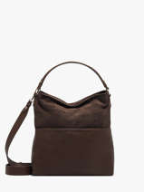 Sac Port paule Brodery Polyester Torrow Marron brodery TBRO01