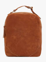 Sac � Dos Cuir Torrow Marron brodery TBRO02