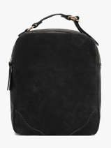 Sac � Dos Cuir Torrow Noir brodery TBRO02