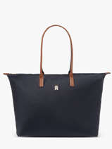Sac Port paule Popette Nylon Tommy hilfiger Bleu popette AW17996