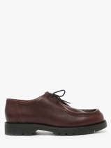 Chaussures Derbies En Cuir Kleman Marron men PADROR