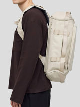 Lisbon Duffle Small - Sac � Dos De Voyage Kapten and son Beige backpack LISBONDU-vue-porte