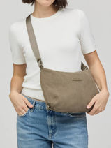 Sac Bandoulire Kapten and son Vert cord SC-vue-porte