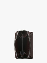 Portemonnee Classic Miniprix Bruin grained H6012-vue-porte