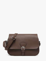 Sac Bandoulire Grained Miniprix Marron grained F3601
