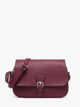 Sac Bandoulire Grained Miniprix Rouge grained F3601