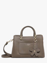 Cross Body Tas Grained Flora & co Bruin grained H6931