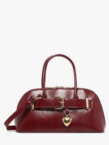 Sac Bandoulire London Verni Miniprix Rouge london KJ62072