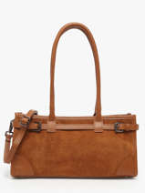 Sac Port� �paule Velvet Caviar Milano Marron velvet caviar VC25062