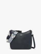 Sac Bandoulire Grained Miniprix Bleu grained F8575