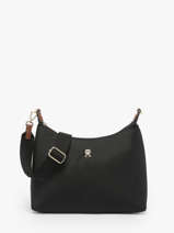 Sac Bandouli�re Popette Nylon Tommy hilfiger Noir popette AW17937