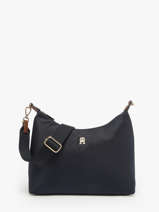 Sac Bandouli�re Popette Nylon Tommy hilfiger Bleu popette AW17937