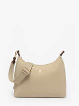 Sac Bandoulire Popette Nylon Tommy hilfiger Beige popette AW17937