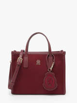 Sac Port Main Th City Tommy hilfiger Rouge th city AW17852