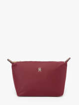 Trousse Zippe Th Icon Nylon Tommy hilfiger Rouge th icon AW17727