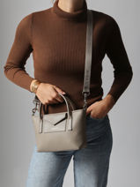 Cross Body Tas Maya Double Kba Lancaster Grijs maya double kba 101-vue-porte