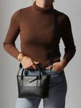 Sac Bandoulire Maya Double Kba Lancaster Noir maya double kba 101-vue-porte