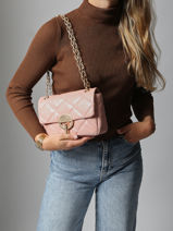 Moyen Sac Moon En Cuir Vanessa bruno Rose moon 84V40533-vue-porte