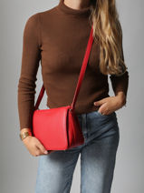 Sac Bandoulire Madrid Hexagona Rouge madrid 535986-vue-porte