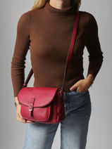 Sac Bandoulire Toscane Toscane Hexagona Rouge toscane 579734-vue-porte