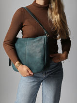 Sac Port paule Toscane Hexagona Bleu toscane 579737-vue-porte