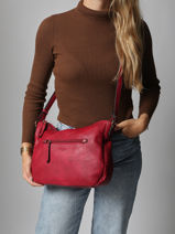 Sac Port Main Toscane Hexagona Rouge toscane 579838-vue-porte