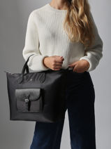 Sac � Main Kiana Nylon Hexagona Bleu kiana 1720182-vue-porte