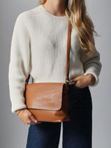 Sac Bandouli�re Soft Miniprix Marron soft MD5234-vue-porte