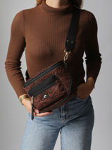 Sac Banane Hexagona Marron leonie 5120197-vue-porte