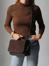Sac Bandoulire Brodery Torrow Marron brodery TBRO03-vue-porte
