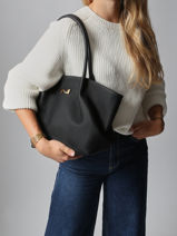 Schoudertas Galat�e Leder Nathan baume Bruin nymphea 3-vue-porte