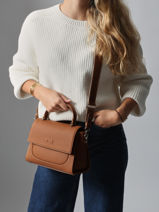 Cross Body Tas Charlene Leder Nathan baume Bruin event 9-vue-porte