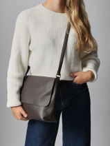 Sac Bandouli�re Soft Mandoline Marron soft MD5231-vue-porte