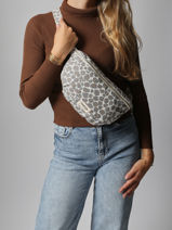 Le Sac Banane Custine Coton Recycl Rivedroite Gris into the wild CUSTIINT-vue-porte