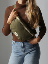 Belt Bag Custine Gerecycleerd Katoen Rivedroite Oranje timeless CUSTITIM-vue-porte