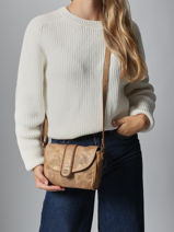 Sac Bandouli�re Heritage Cuir Biba Rouge heritage KAY1L-vue-porte