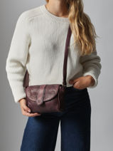Sac Bandouli�re Heritage Cuir Biba Marron heritage KAY1L-vue-porte