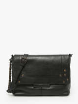 Sac Bandouli�re Felizia Cuir Pieces Noir felizia 17116819