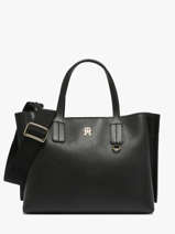 Sac Bandoulire Th Distinct Polyurethane Tommy hilfiger Noir th distinct AW17459
