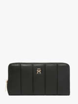 Portefeuille Tommy hilfiger Zwart th icon AW17747