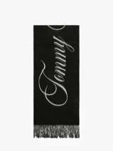 charpe Tommy hilfiger Noir tommy script logo AW17786
