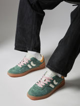 Sneakers Goal En Cuir Coolway Vert men 8663458-vue-porte