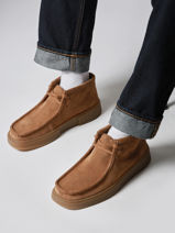 Chaussures Derbies Montante Torview En Cuir Clarks Marron men 26184609-vue-porte