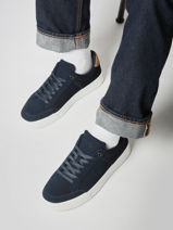 Sneakers En Cuir Tommy hilfiger Bleu men 5517DW5-vue-porte
