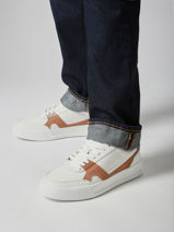 Sneakers En Cuir Tommy hilfiger Blanc men 55510LB-vue-porte