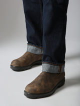 Chelsea Boots 585 Blundstone Marron unisex 585-vue-porte